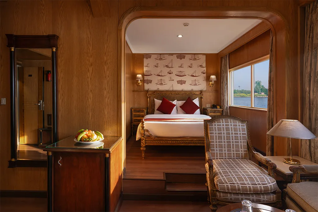 Cabin aboard the Da Vinci Nile cruise